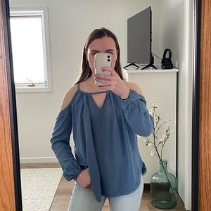 Aeropostale Cold Shoulder Blouse